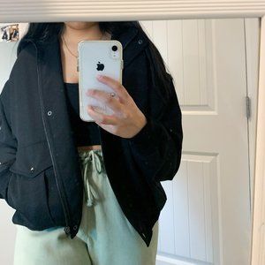 Aritzia Wilfred Kamille Jacket Black